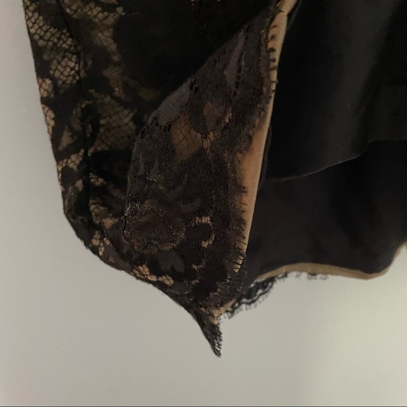 Roland Nivelais Velvet and Lace Formal Dress - Picture 4 of 6